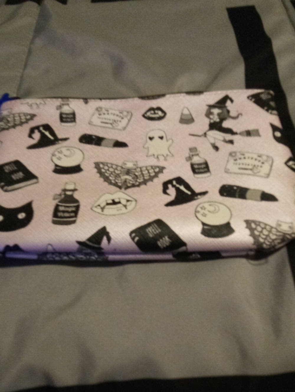Pink Halloween-Themed Cosmetic Bag - Ipsy X Valfre  Accessory